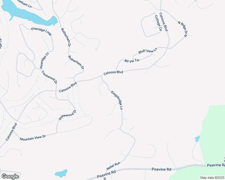 map of restaurants, bars, coffee shops, grocery stores, and more near 15 Kingsbridge Lane in Crossville
