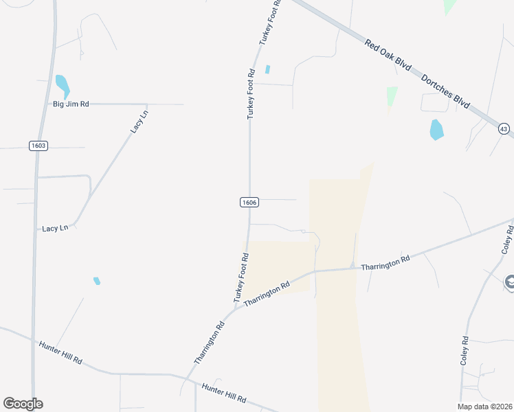 map of restaurants, bars, coffee shops, grocery stores, and more near 3358 Turkey Foot Road in Rocky Mount