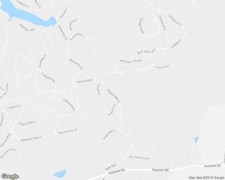 map of restaurants, bars, coffee shops, grocery stores, and more near 15 Kingsbridge Lane in Crossville