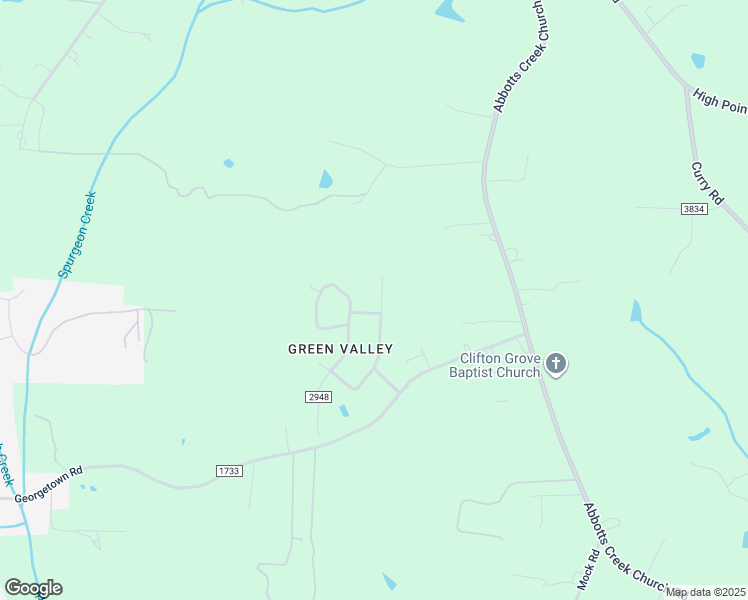 map of restaurants, bars, coffee shops, grocery stores, and more near 6019 Green Valley Road in Kernersville