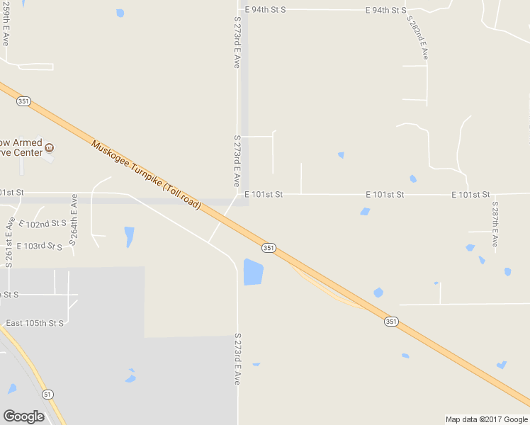 map of restaurants, bars, coffee shops, grocery stores, and more near 27302 East 101st Street in Coweta