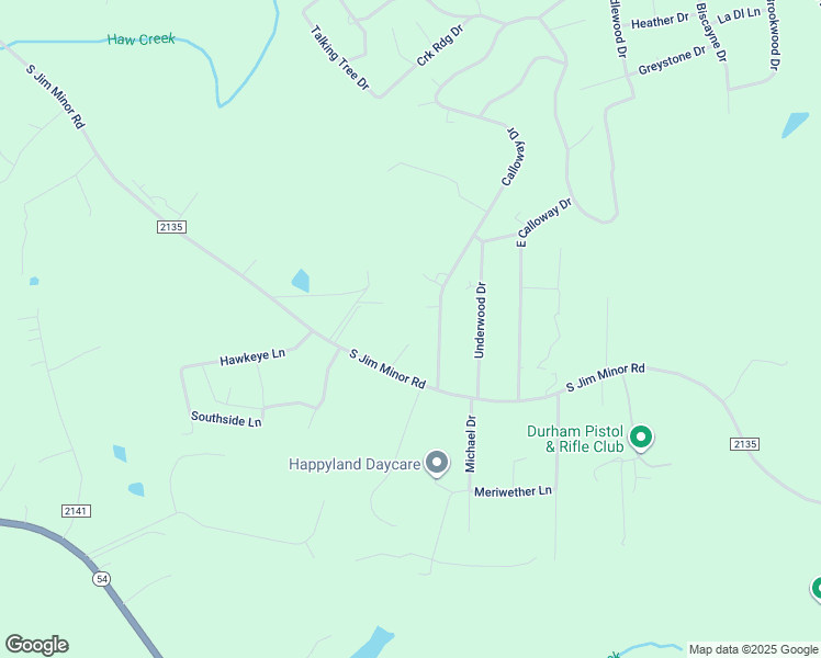 map of restaurants, bars, coffee shops, grocery stores, and more near 3633 Merts Street in Haw River