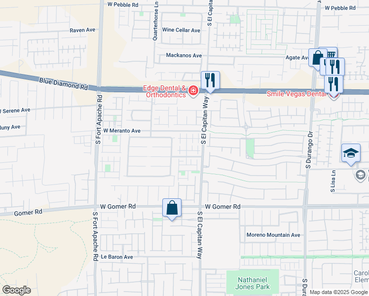 map of restaurants, bars, coffee shops, grocery stores, and more near 9471 Liquid Loco Street in Las Vegas