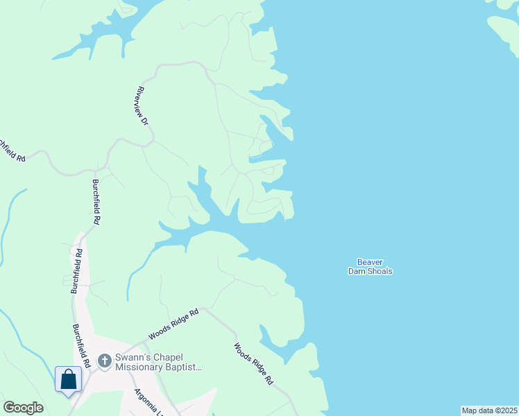 map of restaurants, bars, coffee shops, grocery stores, and more near 2222 Riverview Drive in Dandridge