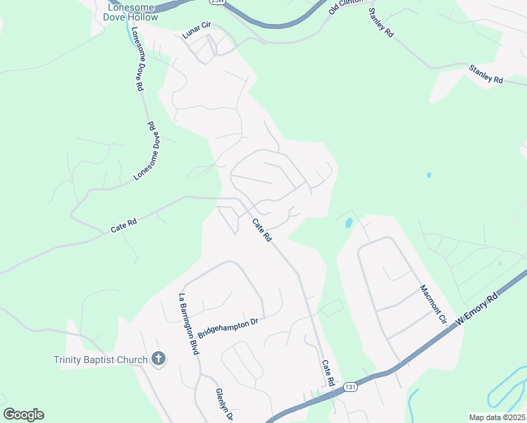 map of restaurants, bars, coffee shops, grocery stores, and more near 6225 Hugh Willis Road in Powell