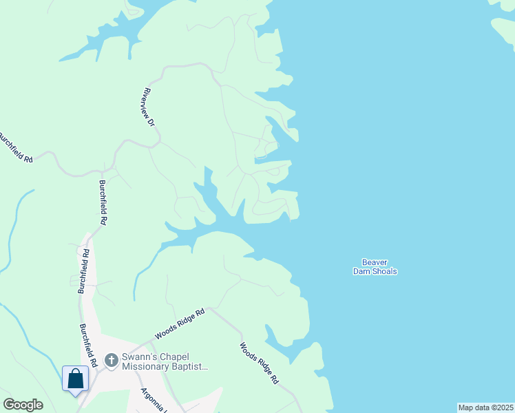 map of restaurants, bars, coffee shops, grocery stores, and more near 2222 Riverview Drive in Dandridge