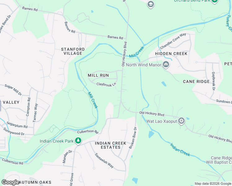 map of restaurants, bars, coffee shops, grocery stores, and more near 14319 Old Hickory Boulevard in Nashville