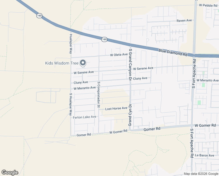 map of restaurants, bars, coffee shops, grocery stores, and more near 9935 West Meranto Avenue in Enterprise