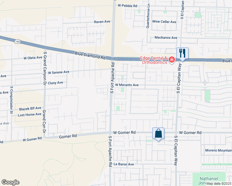 map of restaurants, bars, coffee shops, grocery stores, and more near 9378 Fort Defiance Avenue in Las Vegas
