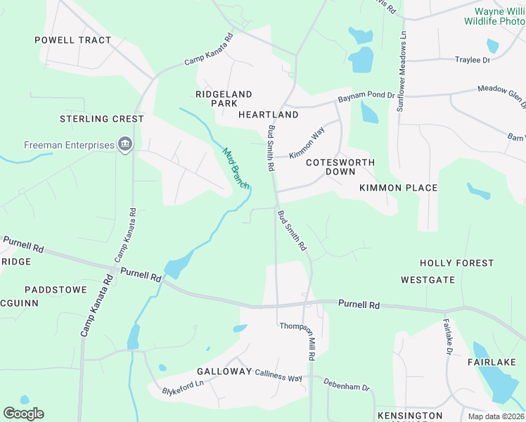 map of restaurants, bars, coffee shops, grocery stores, and more near 3016 Gilmore Drive in Wake Forest