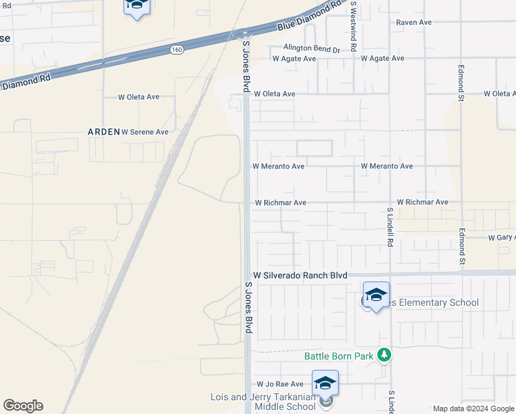 map of restaurants, bars, coffee shops, grocery stores, and more near 6087 Belvedere Canyon Avenue in Las Vegas