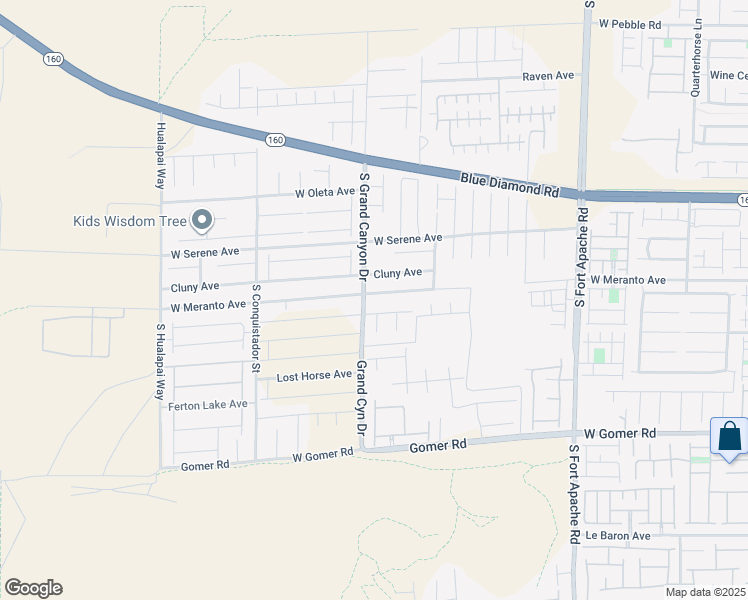 map of restaurants, bars, coffee shops, grocery stores, and more near 9785 West Meranto Avenue in Las Vegas