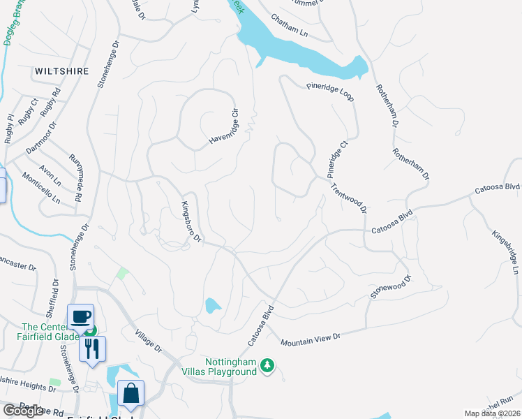 map of restaurants, bars, coffee shops, grocery stores, and more near 20 Oakcrest Circle in Crossville