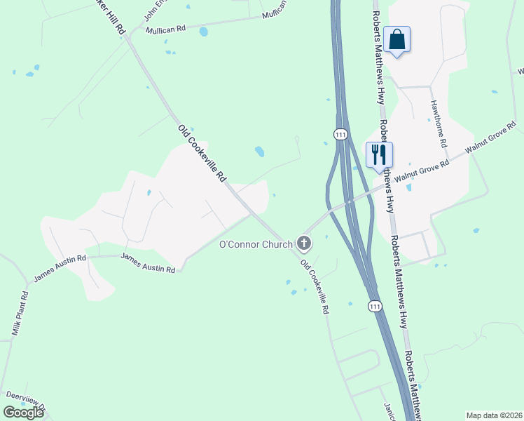 map of restaurants, bars, coffee shops, grocery stores, and more near 1884 Old Cookeville Road in Sparta