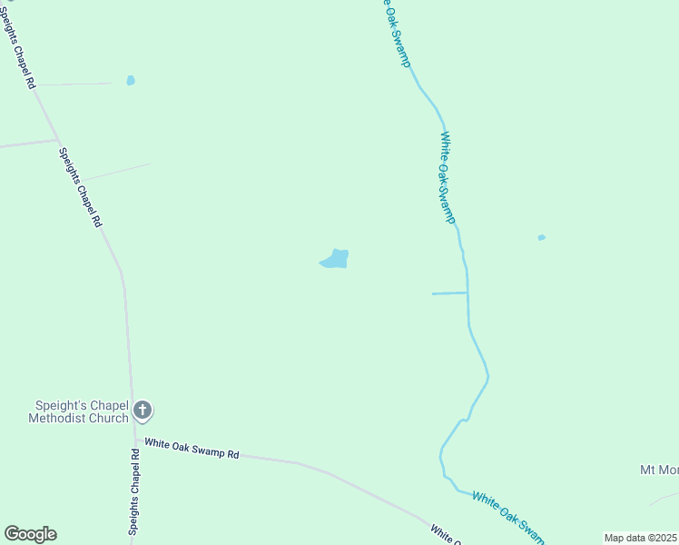 map of restaurants, bars, coffee shops, grocery stores, and more near White Oak Swamp Road in Whitakers