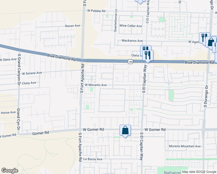 map of restaurants, bars, coffee shops, grocery stores, and more near 9245 Gentle Cascade Avenue in Las Vegas