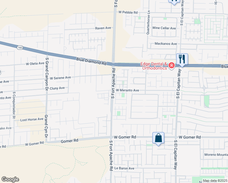 map of restaurants, bars, coffee shops, grocery stores, and more near 9376 Stock Street in Las Vegas
