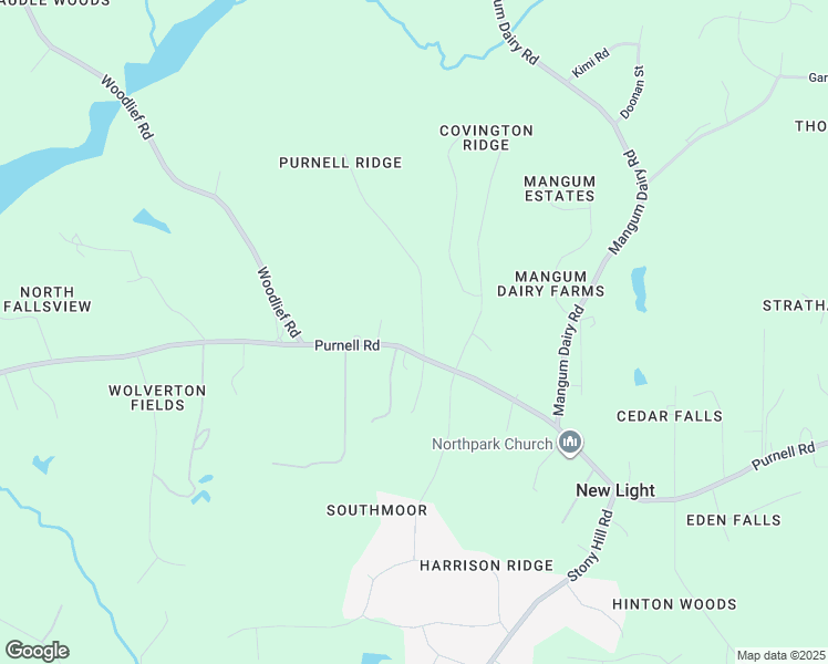 map of restaurants, bars, coffee shops, grocery stores, and more near 4800 Purnell Road in Wake Forest