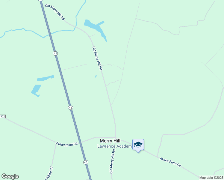 map of restaurants, bars, coffee shops, grocery stores, and more near 245 Old Merry Hill Road in Merry Hill