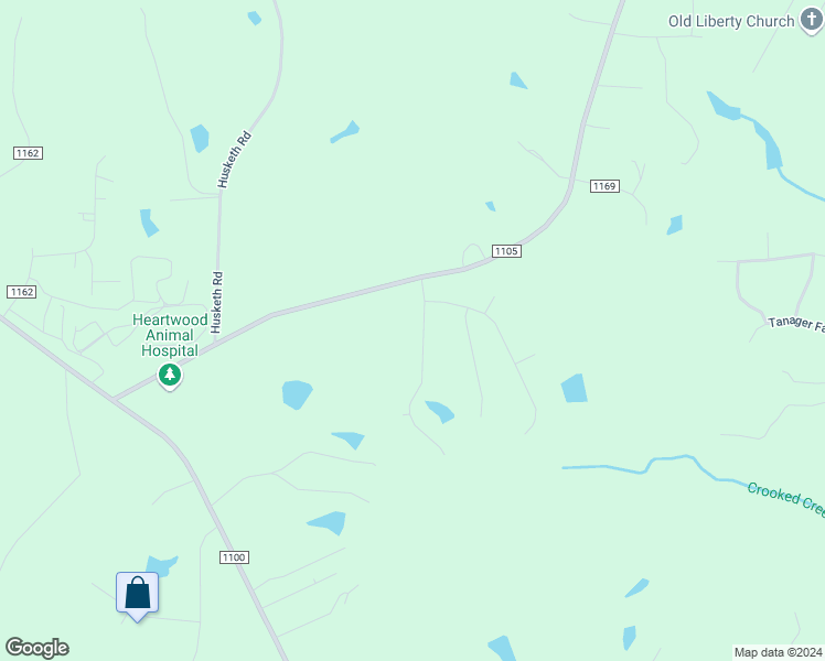 map of restaurants, bars, coffee shops, grocery stores, and more near 60 Glen Oaks Drive in Youngsville