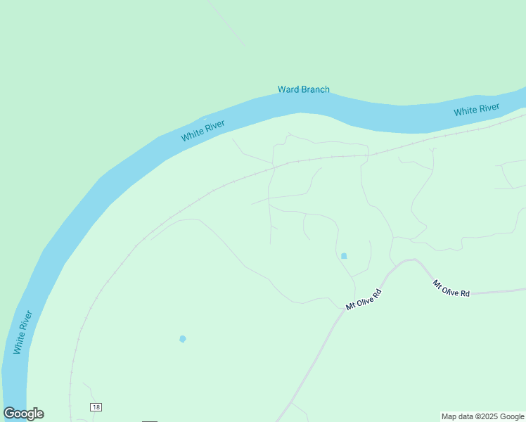 map of restaurants, bars, coffee shops, grocery stores, and more near Bone Island Road in Calico Rock