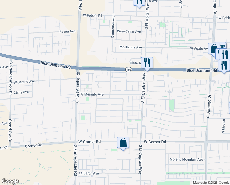 map of restaurants, bars, coffee shops, grocery stores, and more near 9175 Sunken Meadow Avenue in Las Vegas