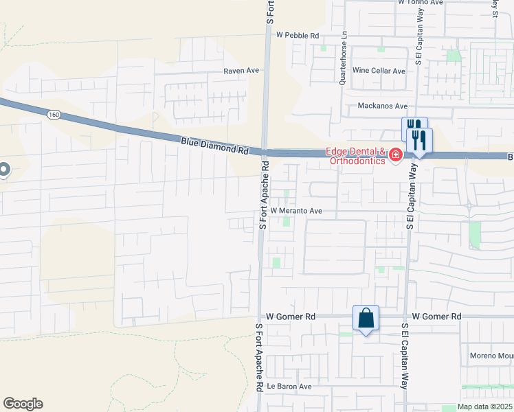 map of restaurants, bars, coffee shops, grocery stores, and more near 9388 Serene Harbor Street in Las Vegas