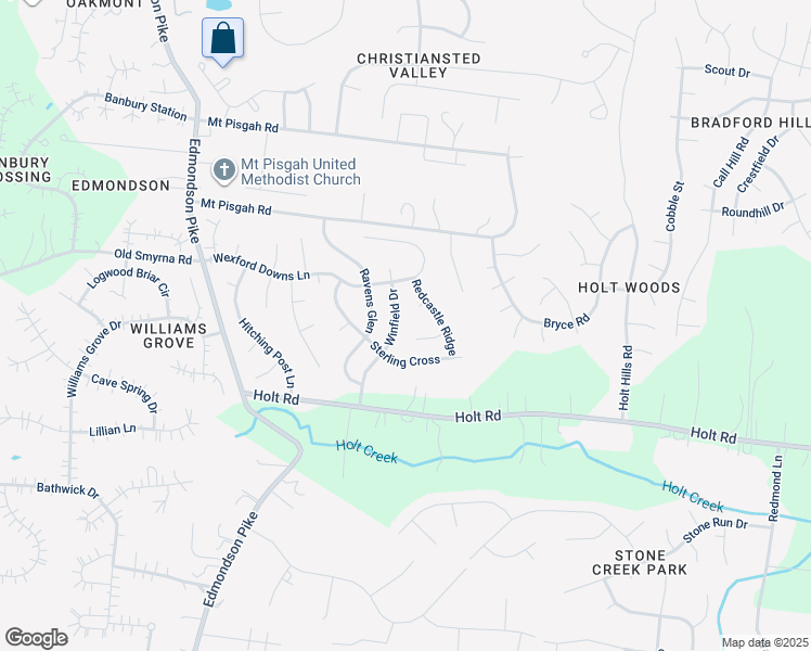 map of restaurants, bars, coffee shops, grocery stores, and more near 4540 Winfield Drive in Nashville