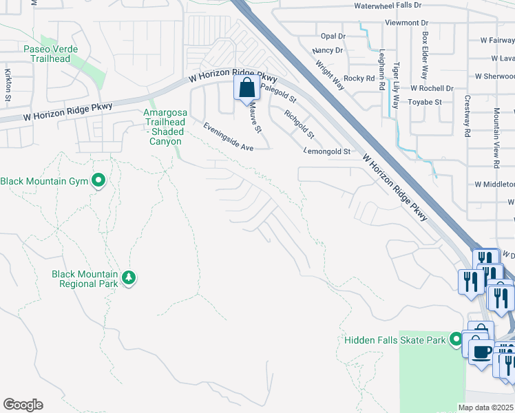 map of restaurants, bars, coffee shops, grocery stores, and more near in Henderson
