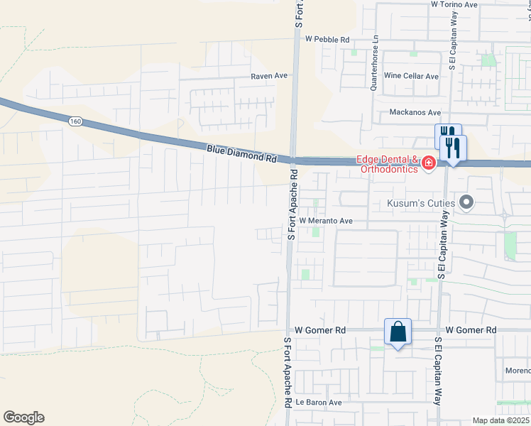 map of restaurants, bars, coffee shops, grocery stores, and more near 9472 Peaceful River Ave in Las Vegas