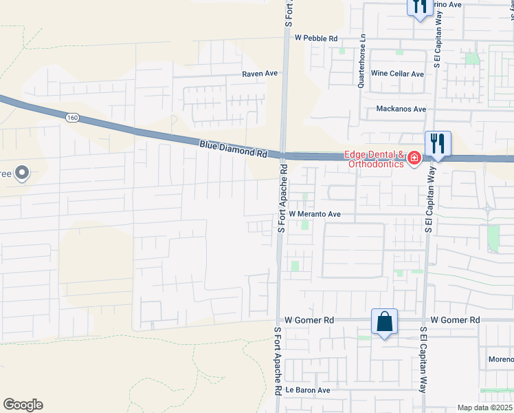 map of restaurants, bars, coffee shops, grocery stores, and more near 9342 Roadmaster Court in Las Vegas
