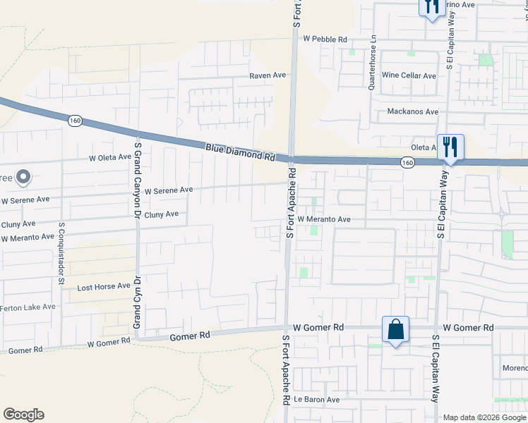 map of restaurants, bars, coffee shops, grocery stores, and more near 9342 Roadmaster Court in Las Vegas