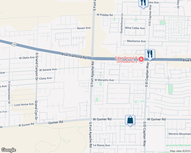 map of restaurants, bars, coffee shops, grocery stores, and more near 9376 Stock Street in Las Vegas