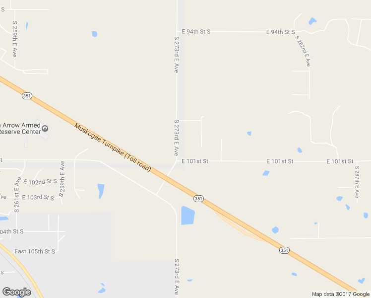 map of restaurants, bars, coffee shops, grocery stores, and more near 27643 East 101st Street in Coweta