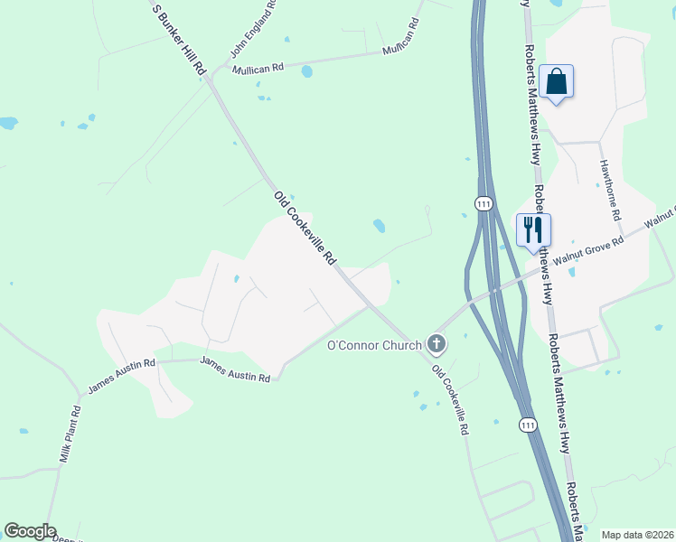 map of restaurants, bars, coffee shops, grocery stores, and more near 2015 County Highway 2216 in Sparta