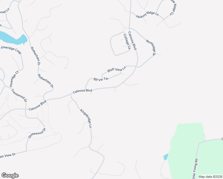 map of restaurants, bars, coffee shops, grocery stores, and more near 20 Shawnbury Point in Crossville