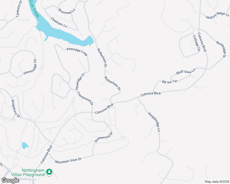 map of restaurants, bars, coffee shops, grocery stores, and more near 111 Rotherham Drive in Crossville