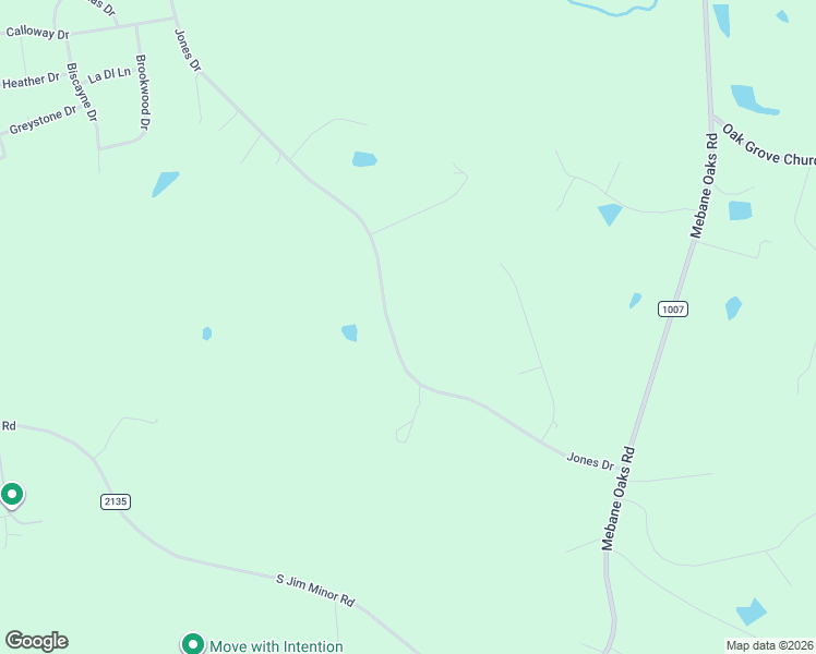 map of restaurants, bars, coffee shops, grocery stores, and more near 3142 Jones Drive in Mebane