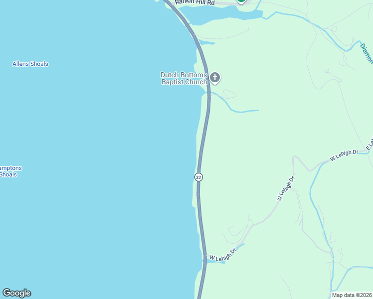 map of restaurants, bars, coffee shops, grocery stores, and more near 1035 Highway 25 East in Newport