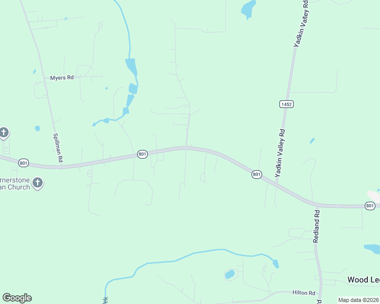 map of restaurants, bars, coffee shops, grocery stores, and more near 1311 North Carolina 801 in Advance