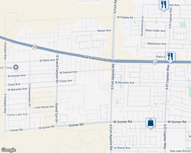map of restaurants, bars, coffee shops, grocery stores, and more near 9344 Fire Rose Street in Las Vegas