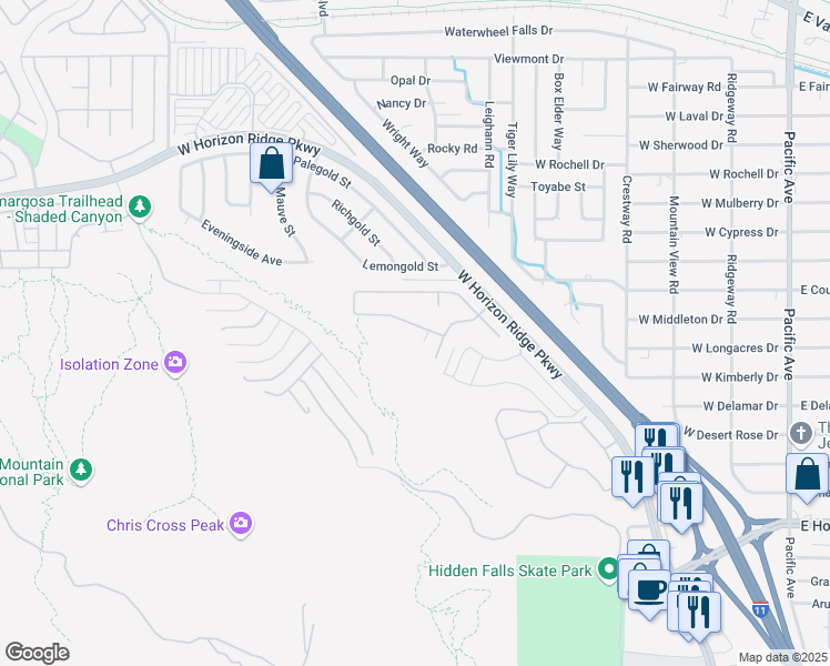 map of restaurants, bars, coffee shops, grocery stores, and more near 349 Yacht Avenue in Henderson