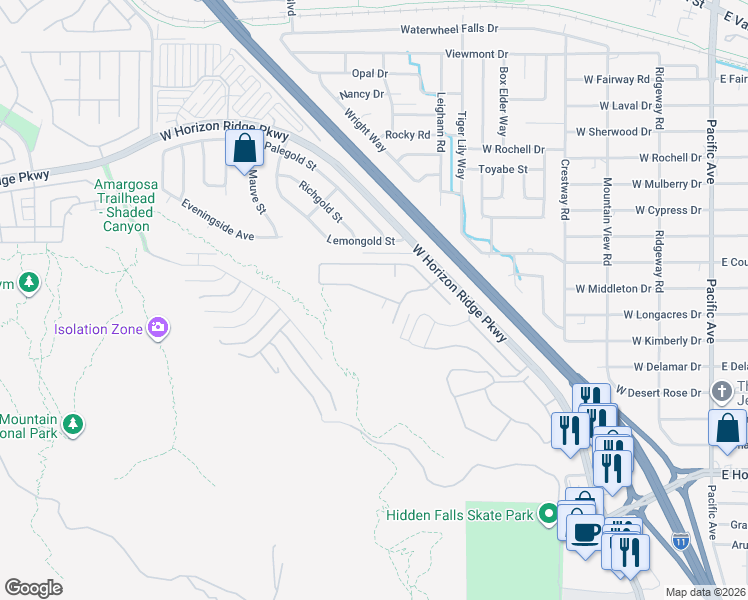 map of restaurants, bars, coffee shops, grocery stores, and more near 349 Yacht Avenue in Henderson