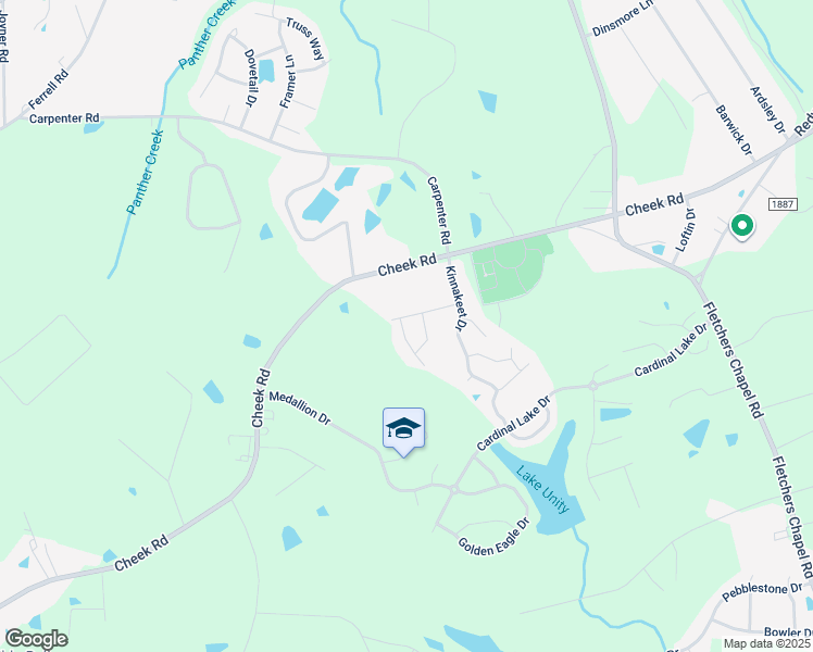 map of restaurants, bars, coffee shops, grocery stores, and more near 113 Snowy Egret Court in Durham