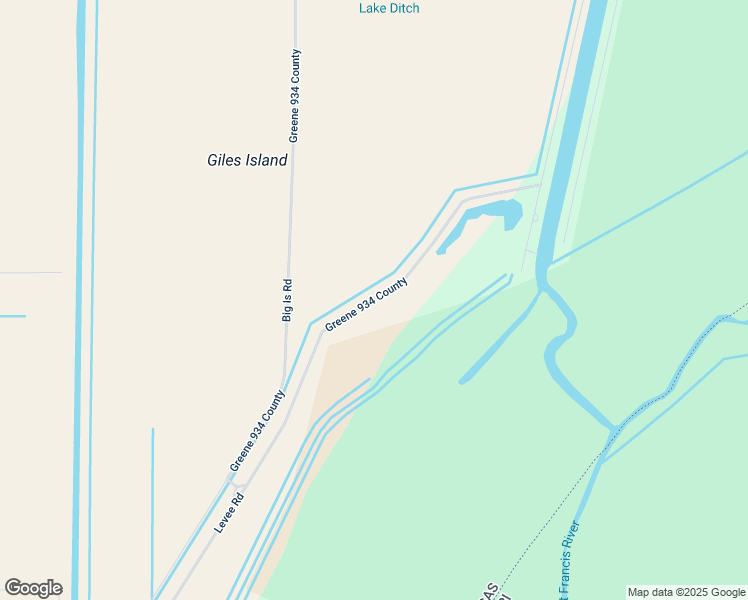 map of restaurants, bars, coffee shops, grocery stores, and more near Lake Ditch in Greene County