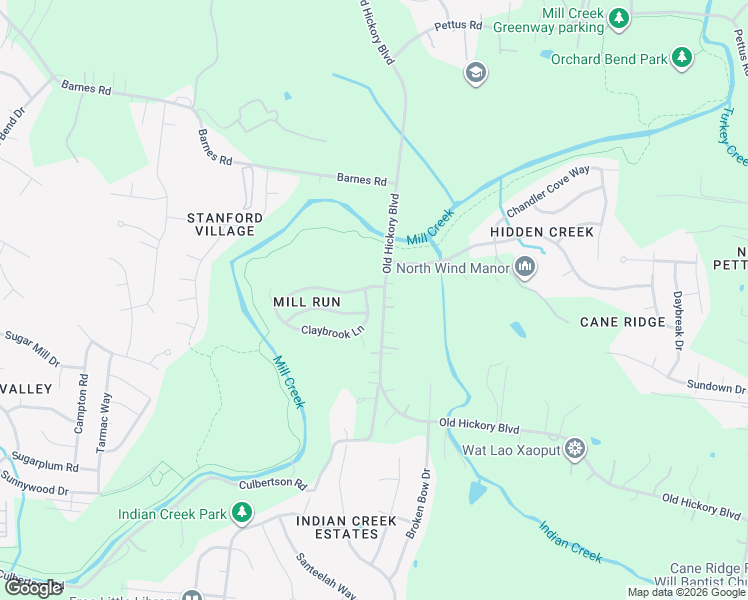 map of restaurants, bars, coffee shops, grocery stores, and more near 301 Upper Mill Drive in Nashville