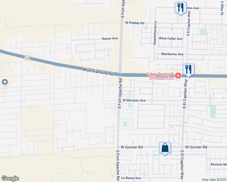 map of restaurants, bars, coffee shops, grocery stores, and more near 9342 Roadmaster Court in Las Vegas