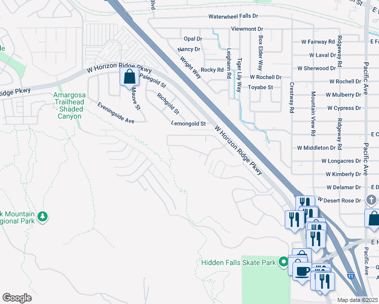 map of restaurants, bars, coffee shops, grocery stores, and more near 355 Yacht Ave in Henderson