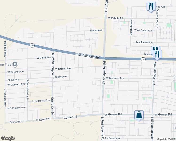 map of restaurants, bars, coffee shops, grocery stores, and more near 9344 Fire Rose Street in Las Vegas
