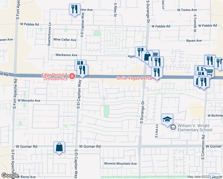 map of restaurants, bars, coffee shops, grocery stores, and more near 8826 Duncan Barrel Avenue in Las Vegas